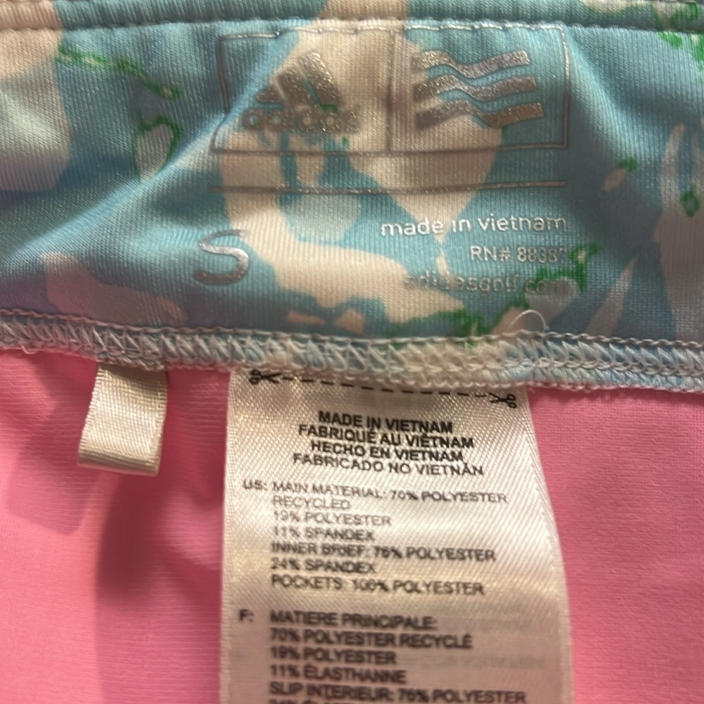 Adidas Floral pastel floral print Skort size small - Picture 7 of 8